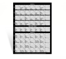 p90x workout schedule classic
