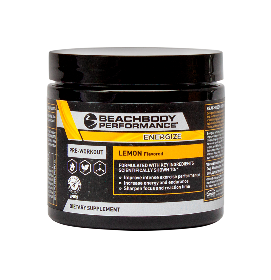 Energy & Endurance PreWorkout Formula Insanity Workout Supplement